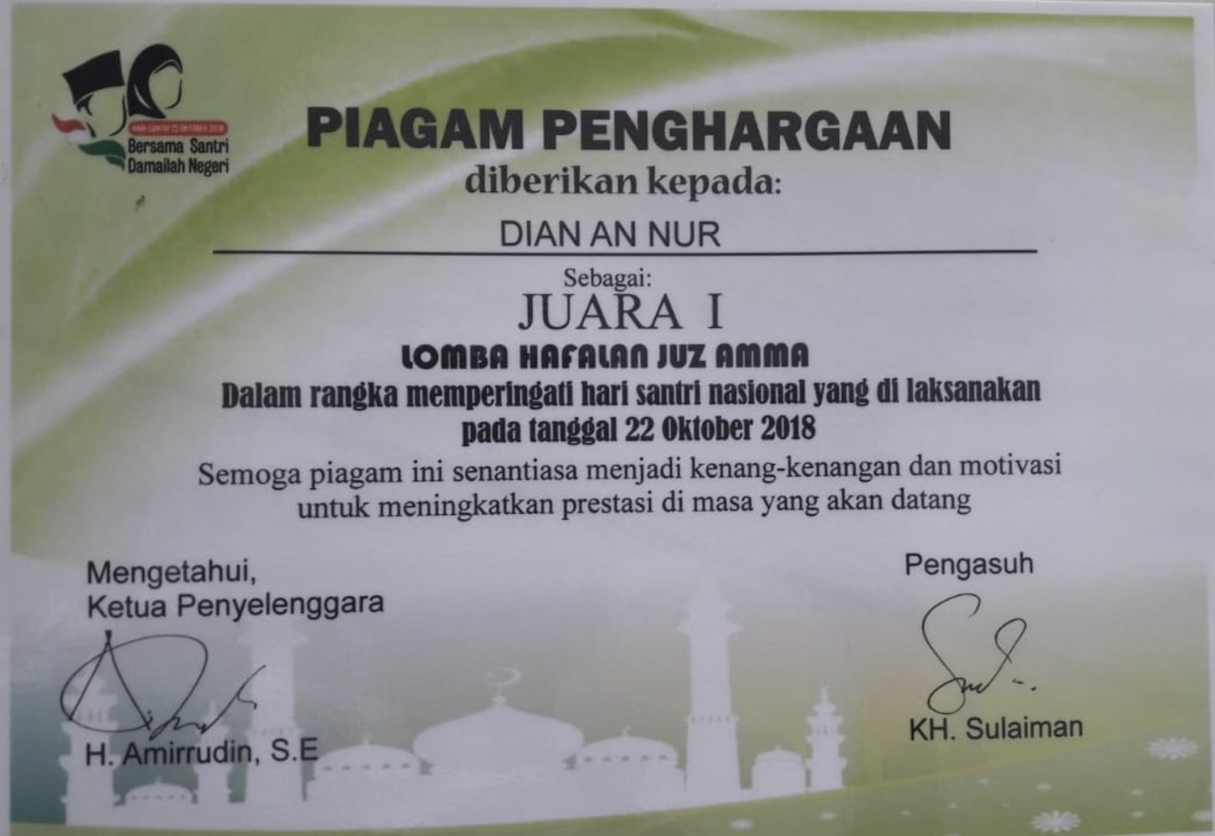 Juara 1