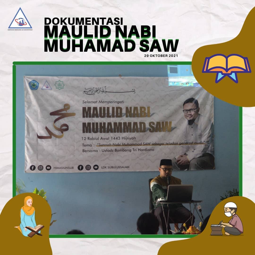 Kegiatan Maulid Nabi Muhammad SAW 12 Rabiul Awal 1443 Hijriyah