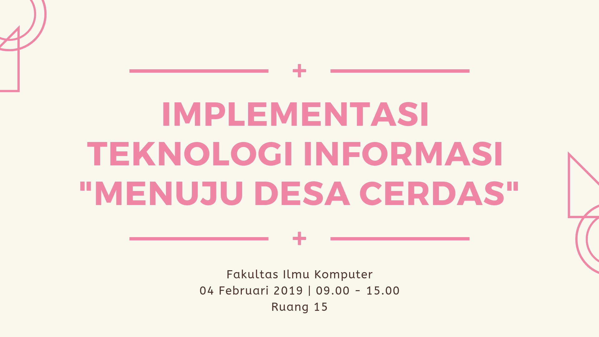 Implementasi Teknologi Desa Cerdas 